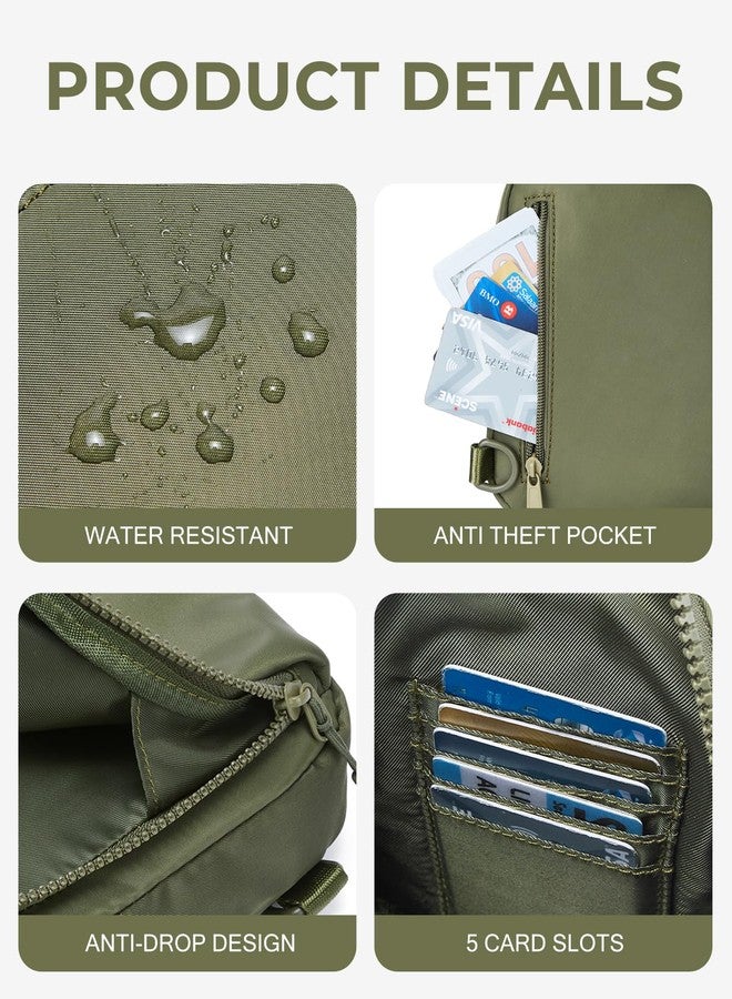 CHOLISS Sling Bag for Women and Men, Small Crossbody Bags for Women and Men Trendy, Fanny Packs Chest Bag with Extended Strap - Image 4